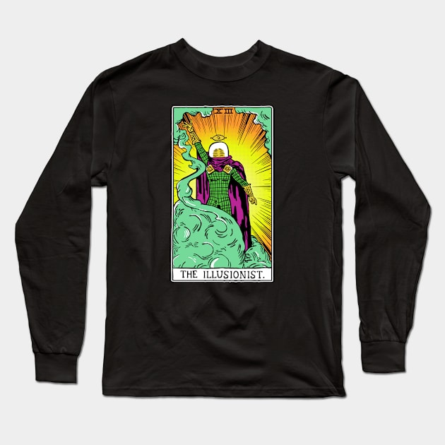 The Illusionist v2 (Collaboration with demonigote) Long Sleeve T-Shirt by goliath72